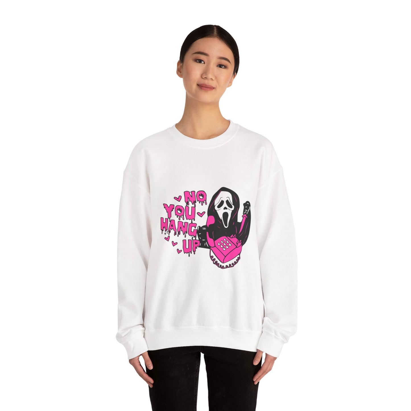 Pink Scream-Inspired Crewneck Sweatshirt