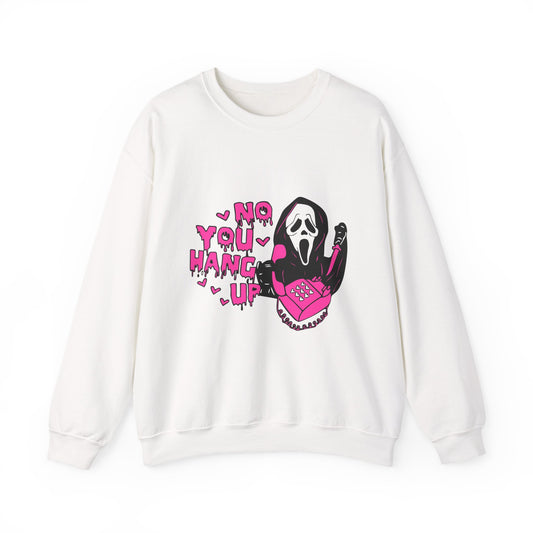 Pink Scream-Inspired Crewneck Sweatshirt