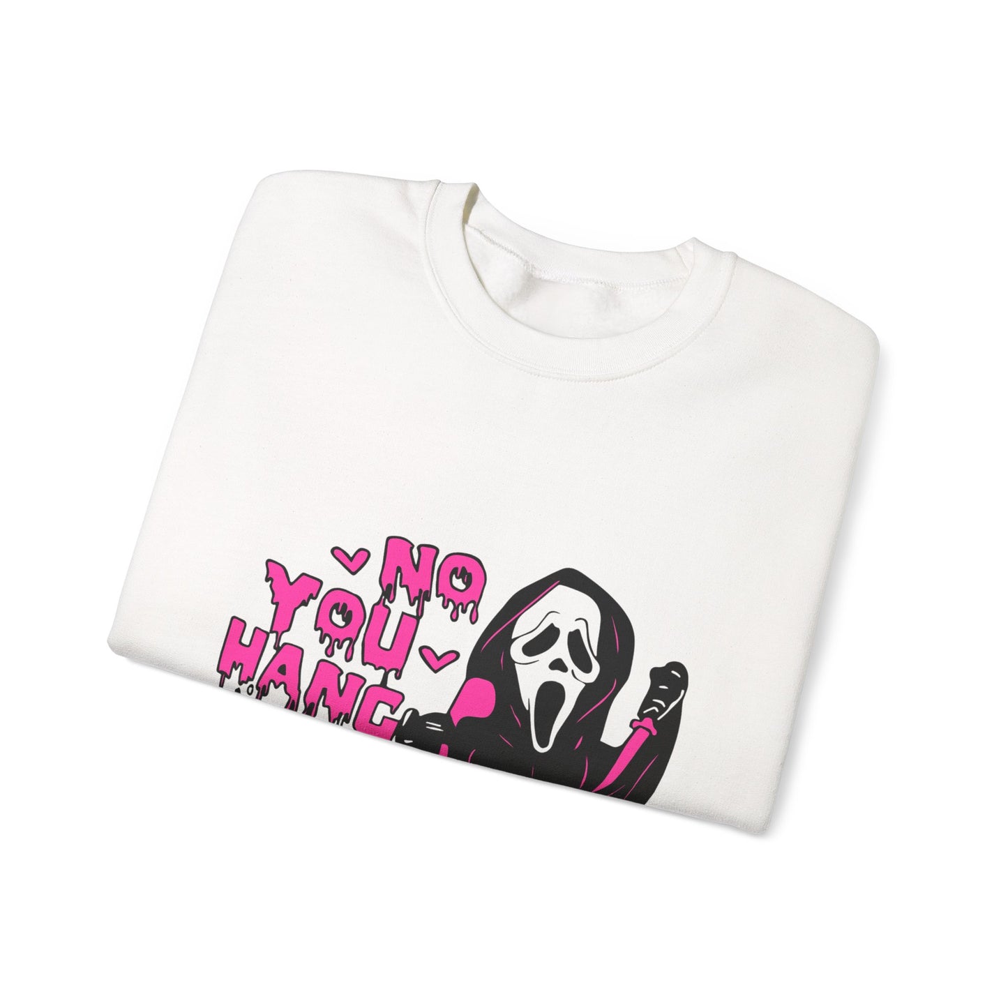 Pink Scream-Inspired Crewneck Sweatshirt